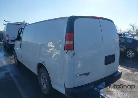 2008 Chevrolet Express Work Van from USA, damaged, VIN 1GCFG15X481140737